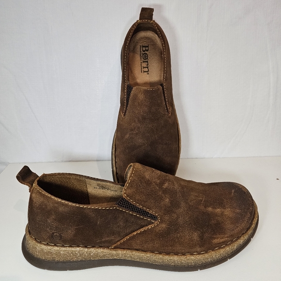 Born Bryson 10.5 Men's Leather Leather Slip On Men's Shoes NEW / display pair - Picture 9 of 16